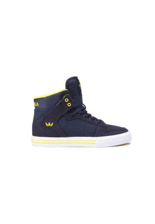 supra vaider navy yellow white