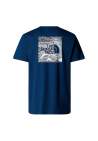 The North Face M Ss Box Nse Celebration Tee Estate Blue