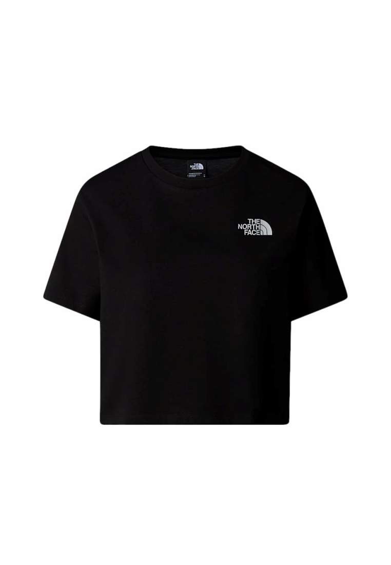 The North Face W Simple Dome Cropped Slim Tee Tnf Black