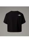 The North Face W Simple Dome Cropped Slim Tee Tnf Black