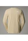 The North Face M Ls Simple Dome Tee Gravel