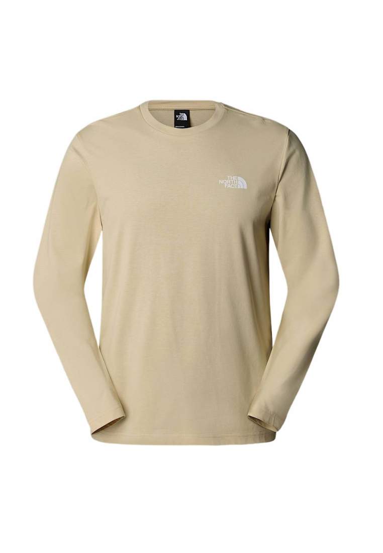 The North Face M Ls Simple Dome Tee Gravel