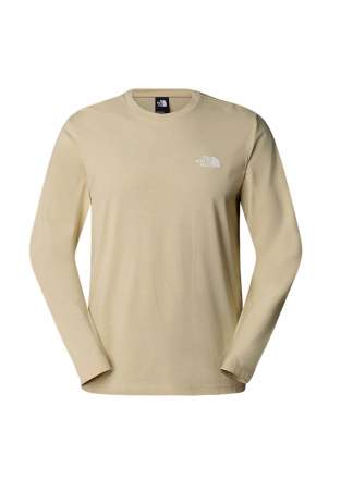 The North Face M Ls Simple Dome Tee Gravel