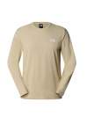 The North Face M Ls Simple Dome Tee Gravel