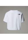 The North Face W Simple Dome Cropped Slim Tee Tnf White
