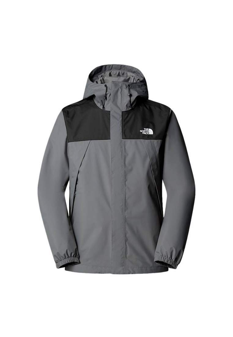 The North Face M Antora Jacket Smoked Pearl Tnf Black