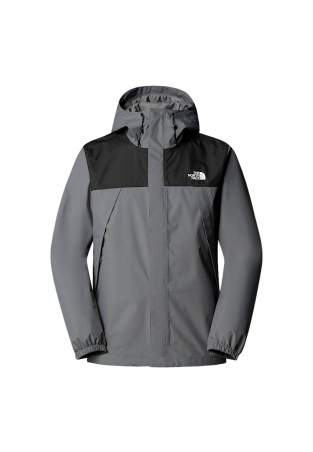 The North Face M Antora Jacket Smoked Pearl Tnf Black