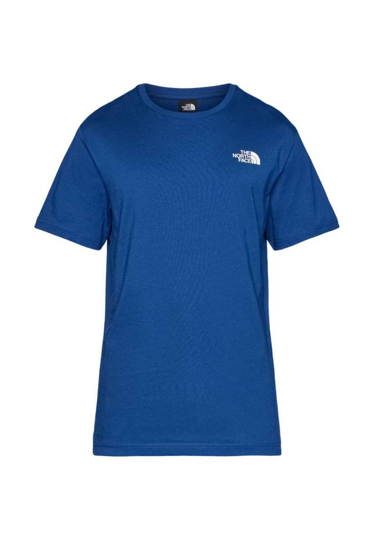 The North Face M Ss Box Nse Tee Estate Blue Tnf White