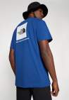 The North Face M Ss Box Nse Tee Estate Blue Tnf White