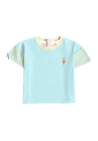 Baron B T-Shirt Color Block Bleu Pastel