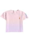 Baron B T-Shirt Plongee Rose Pastel Violet Pastel
