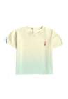 Baron B T-Shirt Plongee Jaune Pastel Vert D'Eau