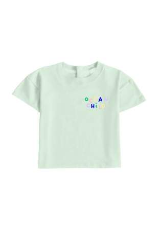 Baron B T-Shirt Ocean Child Vert D'Eau