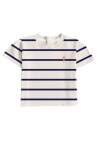 Baron B T-Shirt Mariniere Blanc