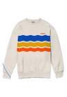 Baron Crew Tricolor Waves Ivoire Orange