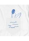 Baron T-Shirt Surfeuse Blanc