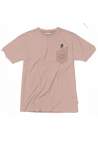 Baron T-Shirt Surfeuse Rose Faded