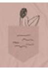 Baron T-Shirt Surfeuse Rose Faded