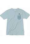 Baron T-Shirt Surfeuse Bleu Gris