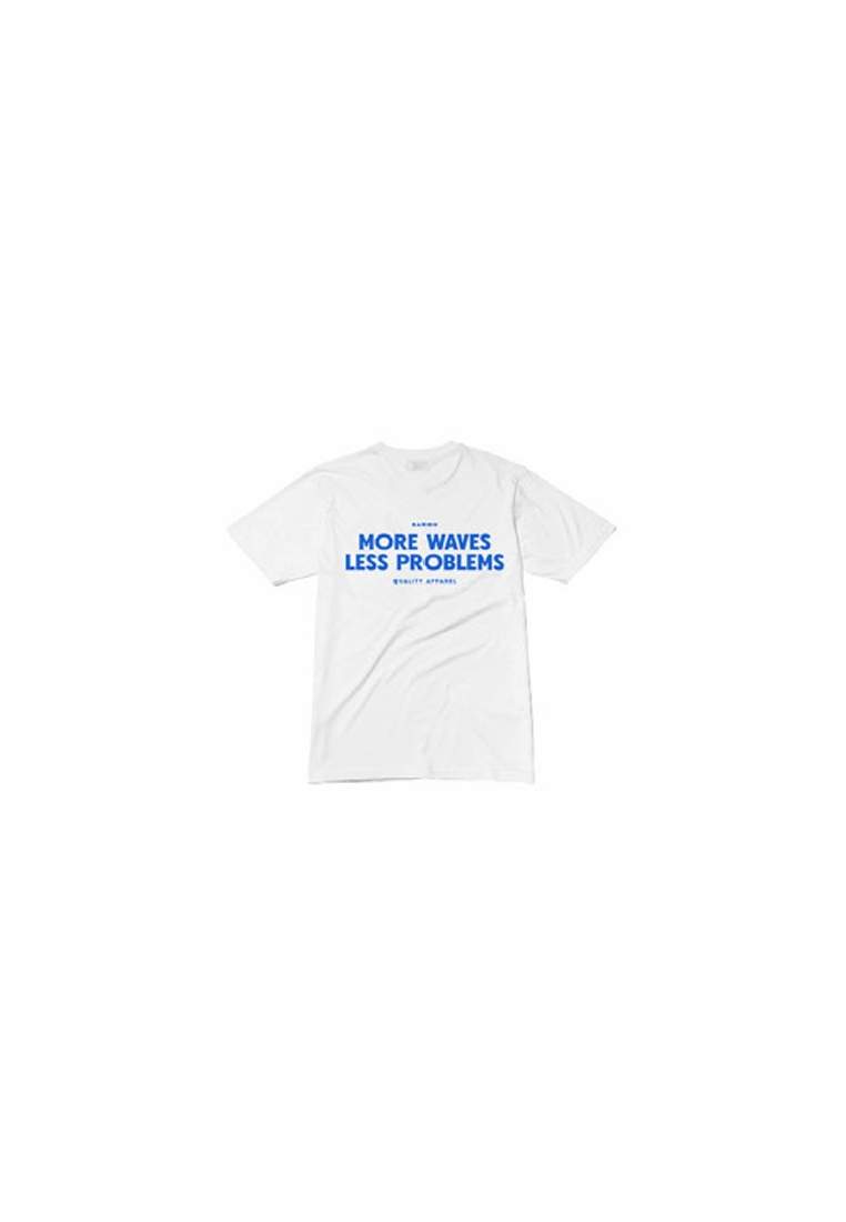 Baron T-Shirt More Waves Blanc