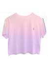 Baron W T-Shirt Plongee Rose Pastel Violet Pastel