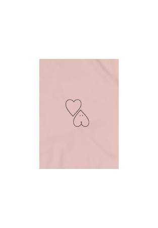 Baron T-Shirt Lover Rose Faded Bleu Marine