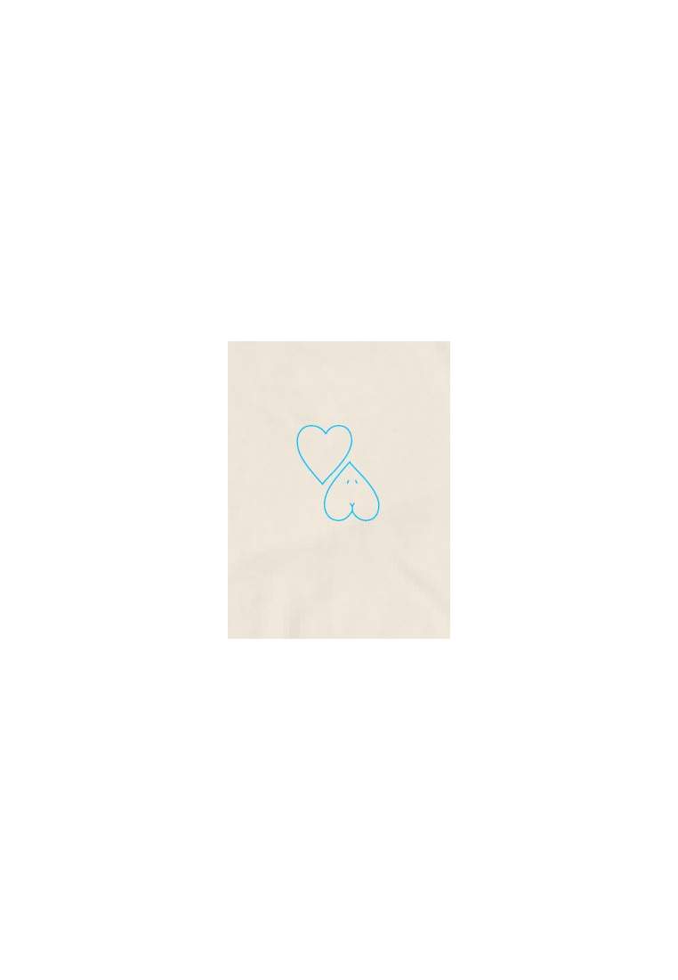 Baron T-Shirt Lover Ivoire Bleu Visio