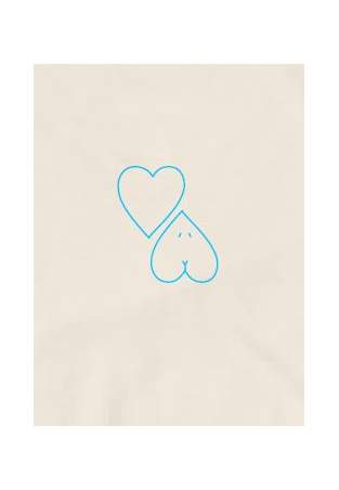 Baron T-Shirt Lover Ivoire Bleu Visio