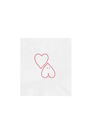 Baron Tee-Shirt Lover Blanc Rouge