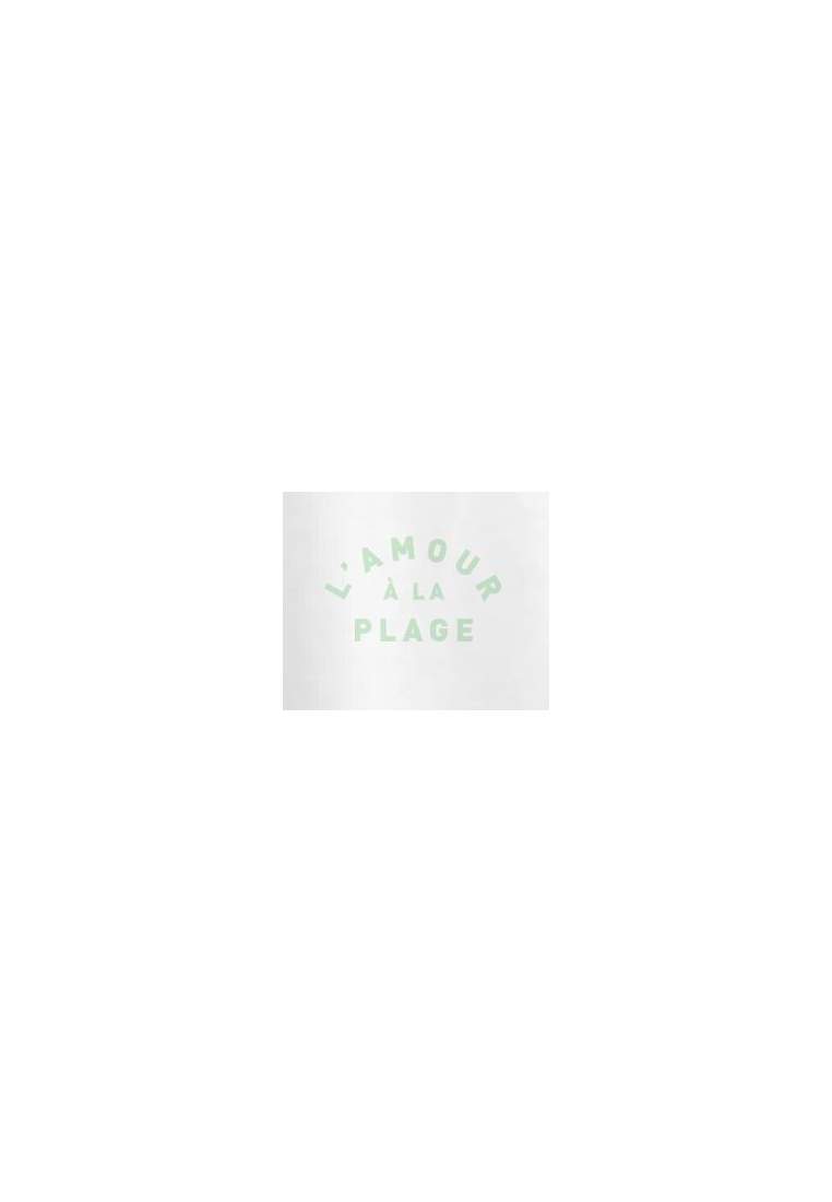 Baron W Tee Shirt Amour Blanc Vert