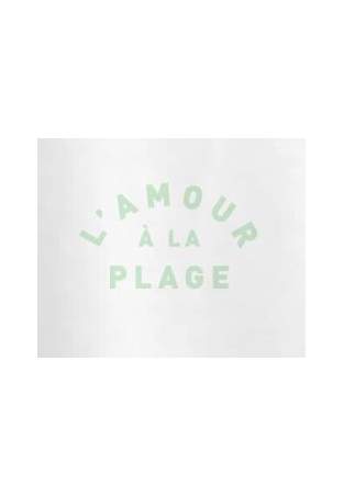 Baron W Tee Shirt Amour Blanc Vert
