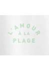 Baron W Tee Shirt Amour Blanc Vert