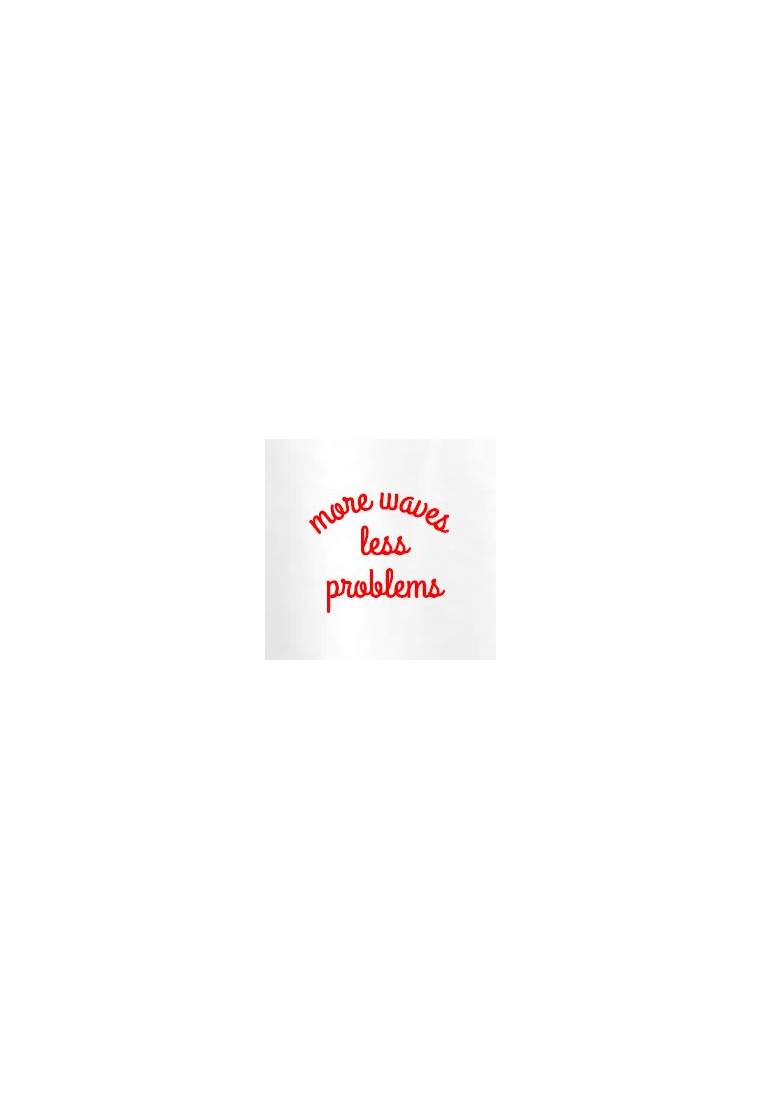 Baron W T-Shirt More Waves V2 Blanc Rouge