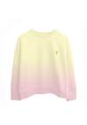Baron W Crew Oversize Plongee Jaune Pastel Rose Pastel