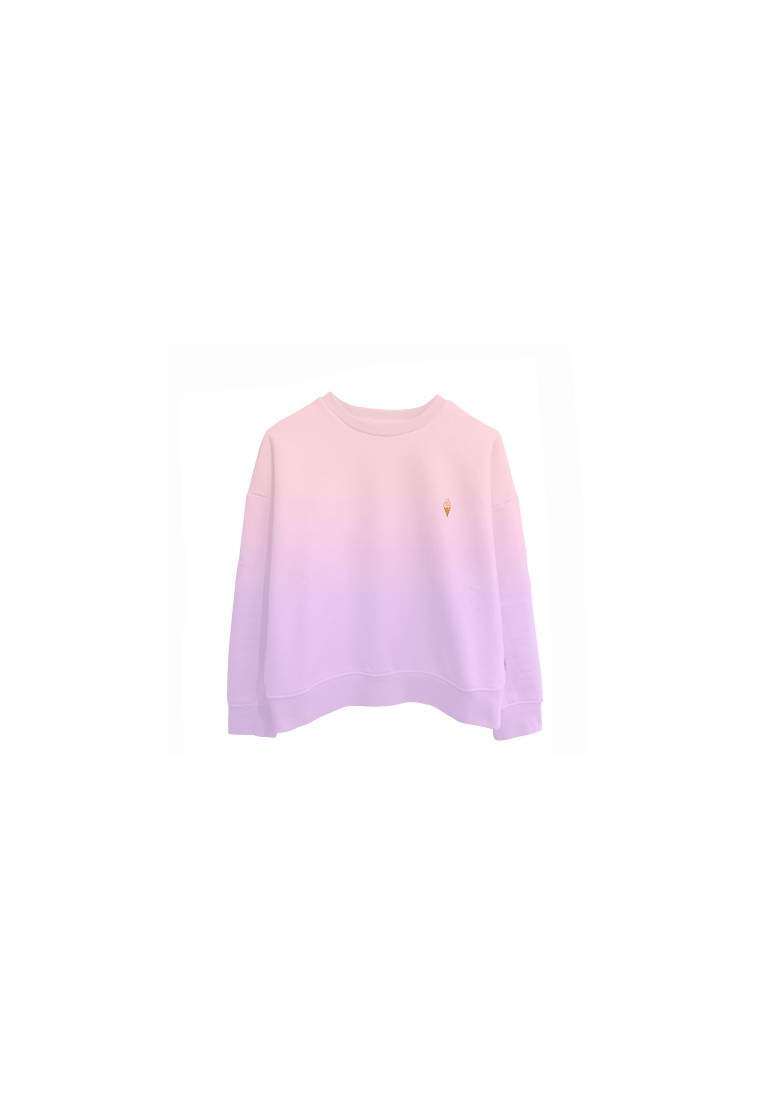 Baron W Crew Oversize Plongee Rose Pastel Violet Pastel