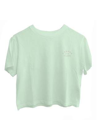 Baron W T-Shirt L'Amour A La Plage Vert D'Eau
