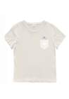 Baron W T-Shirt Ample Life Guard Ivoire Rose Pastel