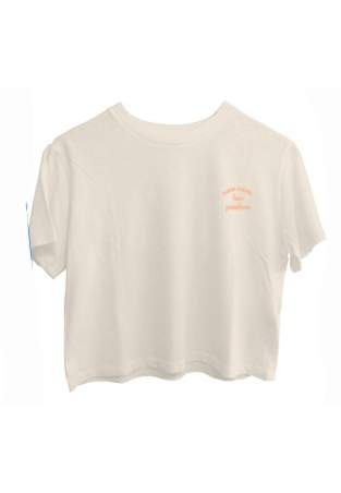 Baron W T-Shirt More Waves V2 Ivoire Orange Pastel