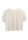 Baron W T-Shirt More Waves V2 Ivoire Orange Pastel