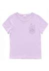 Baron W T-Shirt Ample Surfeur Violet Pastel