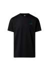 The North Face M Ss Box Nse Tailgrid Infill Tee Tnf Black Deep Nori Tra