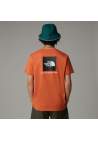 The North Face M Ss Box Nse Tee Iron Bronze Tnf Black