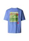 The North Face Unisex Axys Oversized Ss Tee Virtual Blue