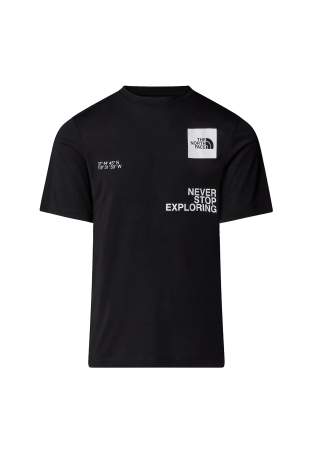 The North Face M Mountain Foundation Coordinates Tee Tnf Black