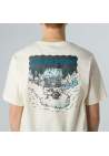 The North Face U Powder Days Relaxed Ss Tee Graphic White Dune