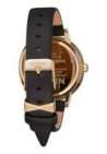 nixon kensington leather gold bar