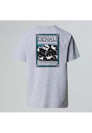 The North Face M Ss North Faces Tee Tnflightgreyhtr