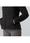 The North Face W Quest Highloft Soft Shell Jacket Tnf Black Hthr