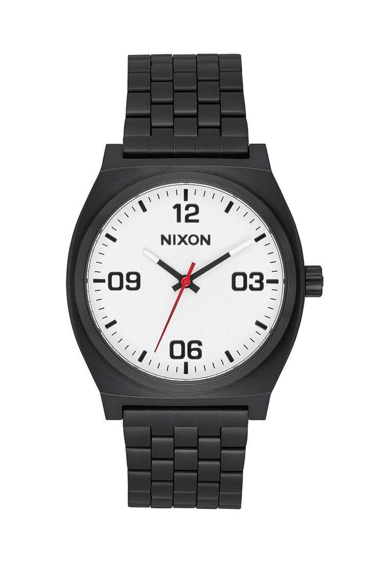 nixon time teller corp black white