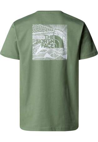 The North Face M Ss Box Nse Celebration Tee Bark Mist